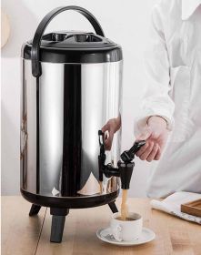 SOGA 8L Insulated Brew Pot – Hot & Cold Beverage Dispenser, Stainless Steel Thermal Container for Tea, Coffee, Juice, or Water, Ideal for Home, Office
