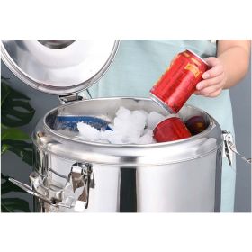 SOGA 12L Stainless Steel Stock Pot Dispenser with Tap – Hot & Cold Beverage Container for Tea, Coffee, Juice, or Water