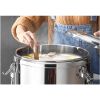 SOGA 12L Stainless Steel Stock Pot Dispenser with Tap – Hot & Cold Beverage Container for Tea, Coffee, Juice, or Water