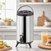 SOGA 8L Insulated Brew Pot – Hot & Cold Beverage Dispenser, Stainless Steel Thermal Container for Tea, Coffee, Juice, or Water, Ideal for Home, Office