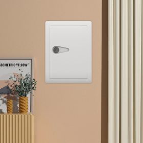Digital Wall Hidden Safe Flat, Electronic, Steel, Keypad, Home or Business Heavy Duty Wall Mount Safe for Protect Money, Jewelry, Passports Stora