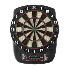 Electronic Dart Board, 13.5" Target Dartboard with 43 Games & 200+ Variations for Up to 8 Players, 6 Dart Shafts with Flights & 50 Soft Tips