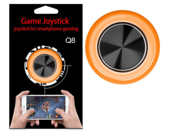 Mobile game joystick handle sucker (Color: Orange)