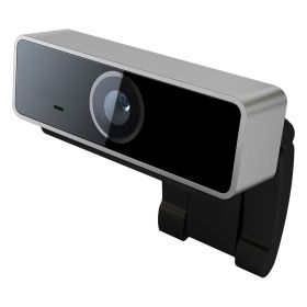 1Pc FHD 1080P Webcam USB PC Computer Webcam Auto Focus With Microphone 60-Degree Widescreen Desktop Laptop Webcam Live Streaming Webcam With Rota (Color: Black)