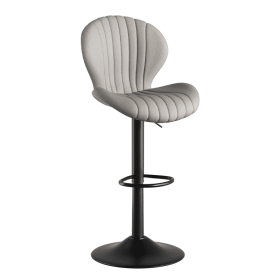Bar Stools Set of 2 Modern Swivel Bar Chairs, Barstools Counter Height with High Backrest, Easy 3-5 Minute Assembly for Bar, Kitchen, Dining Room (Color: Light Gray, count: 1 set)